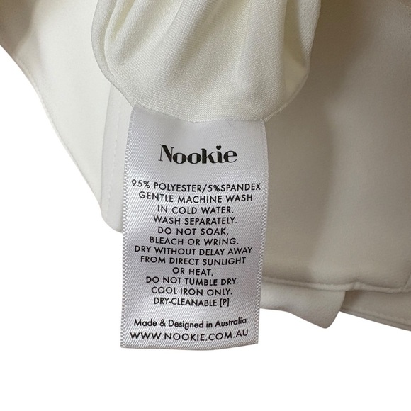 Nookie Revolve White Devine Midi Dress Bridal Bachelorette Fitted Bodycon Sz XS - Picture 13 of 13